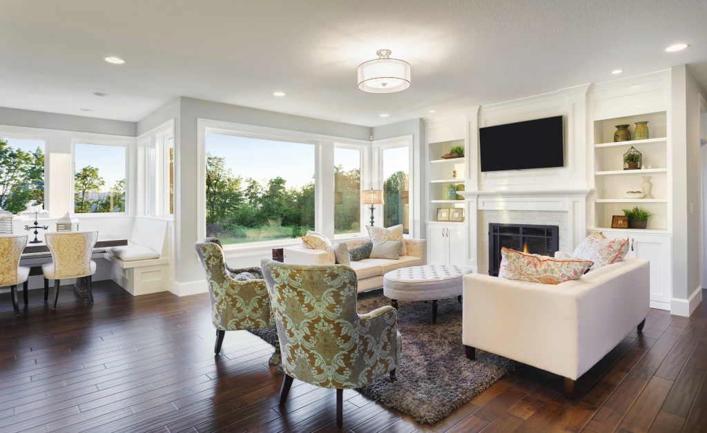 Living Room in Luxury Home