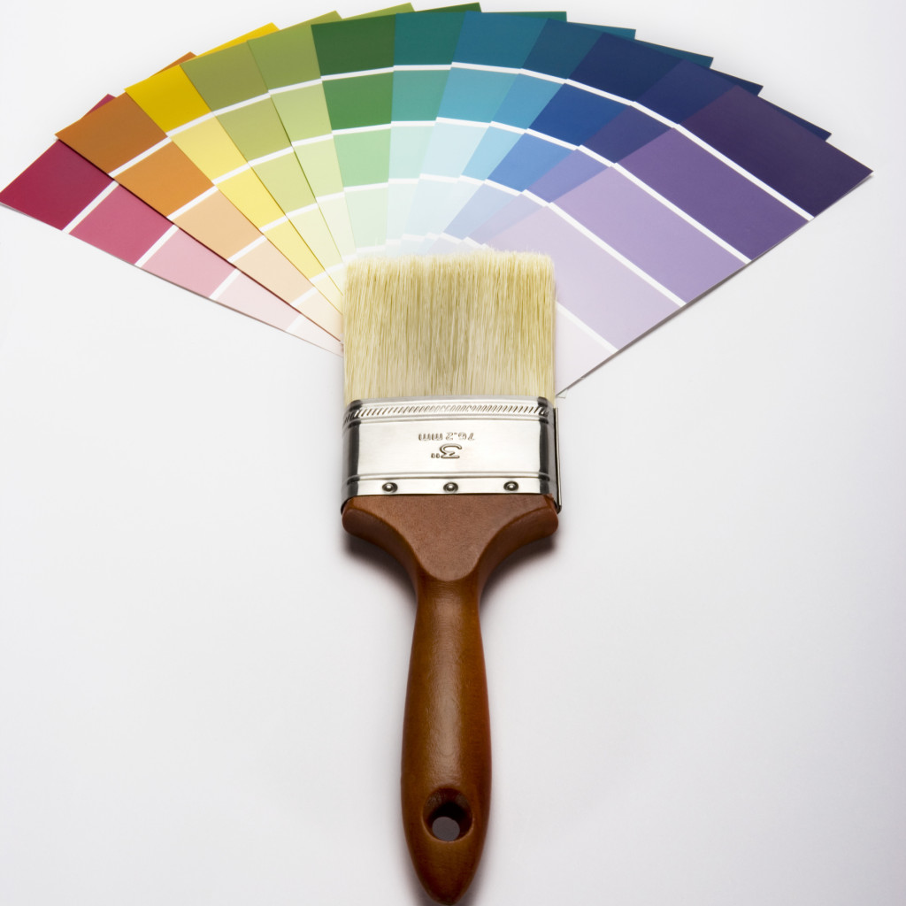 Color Sample and Paintbrush