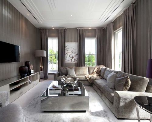 Contemporary Family & Games Room, original photo on Houzz