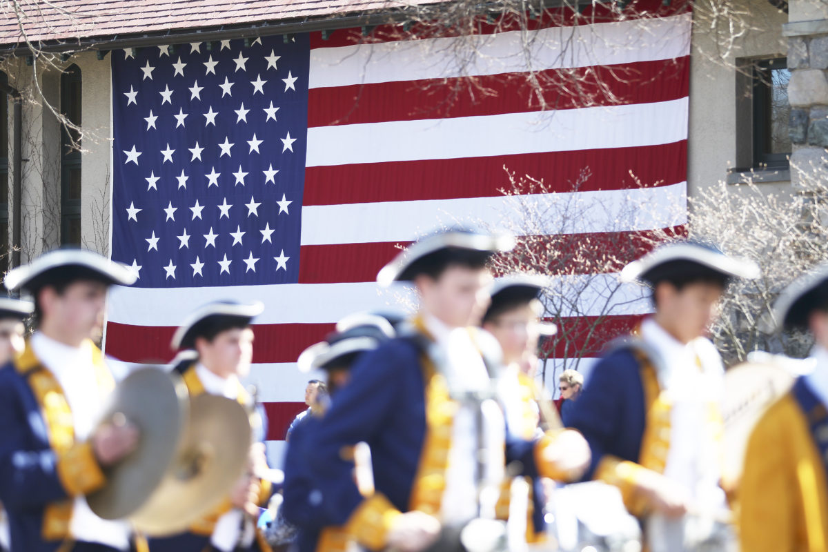 Patriot's Day Parade, Lexington, MA, US