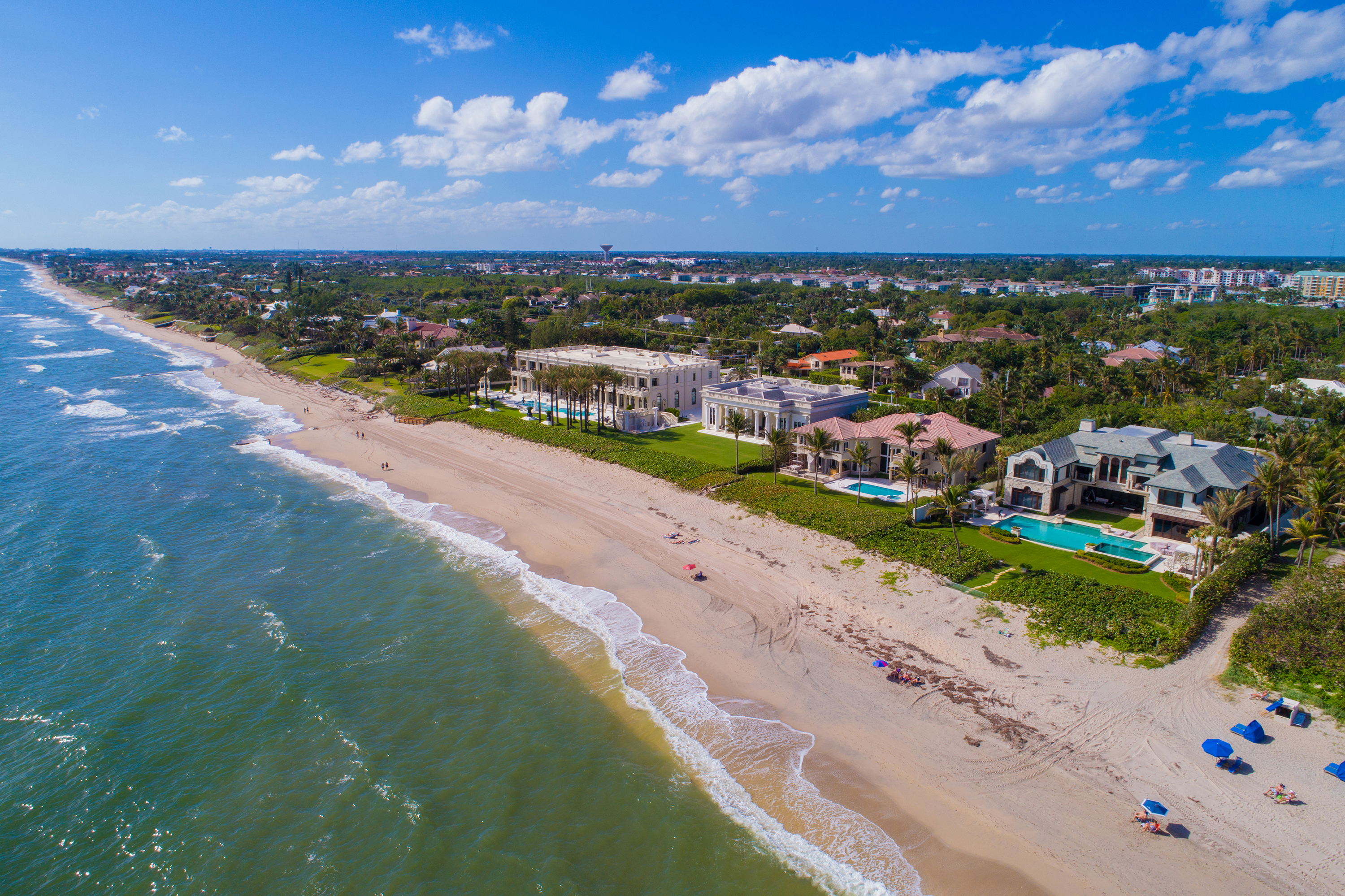 Homes of the rich and famous Florida Atlantic coast